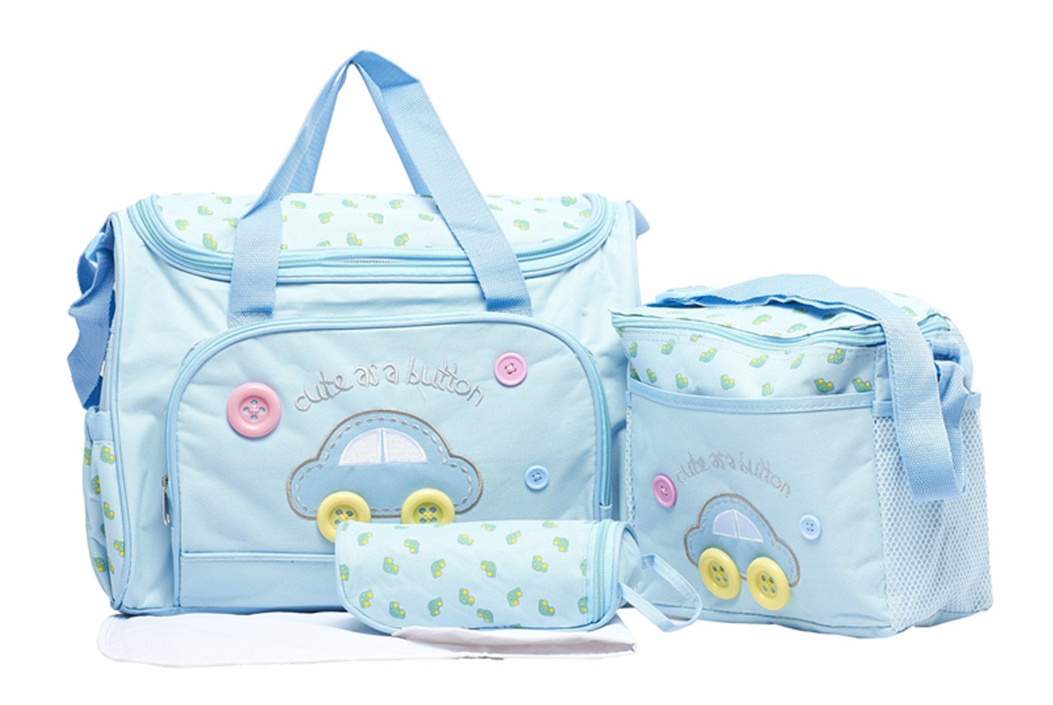Hi 9 Shop Baby High Capcity Cartoon Diaper Bags for Pretty Mummy BONUS Changing pad bottle bag and baby bag HY-T005