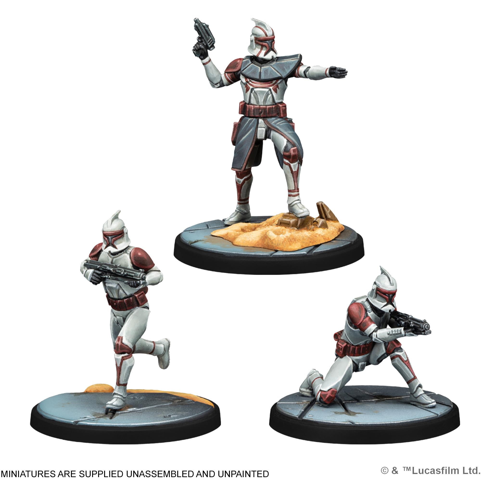Atomic Mass Games | Star Wars Legion: Requesting Your Surrender Squad Pack | Giochi Di Miniature, Jedi E Cloni Delle Guerre Dei Cloni, 5 Miniature Da Assemblare | 2 Giocatori | 90 Minuti
