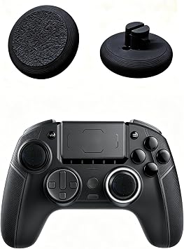 2Pcs Joystick Cap for Nacon Revolution 5 Pro Game Controller,Black