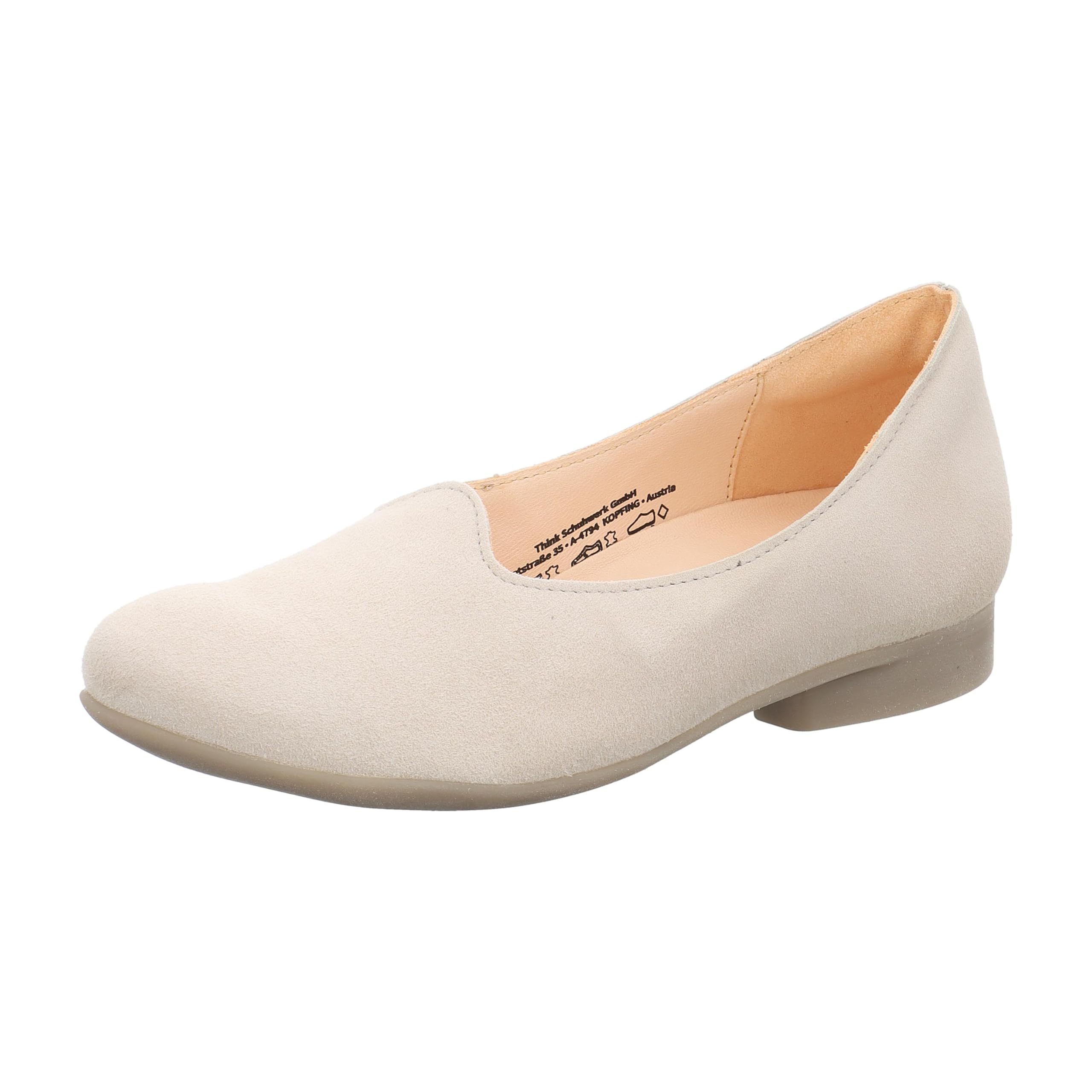 Think! Damen Guad2 Nachhaltige Wechselfußbett Ballerinas