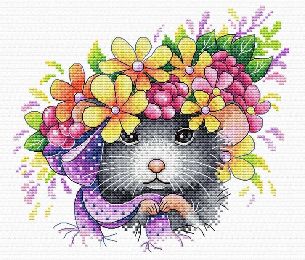 Counted Cross-Stitch kit Field Fashionista SM-428 by MP Studia