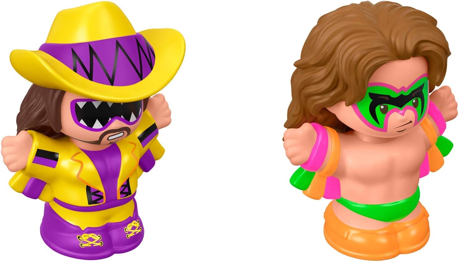 WWE Ultimate Warrior & "Macho Man" Randy Savage Figures by Little People