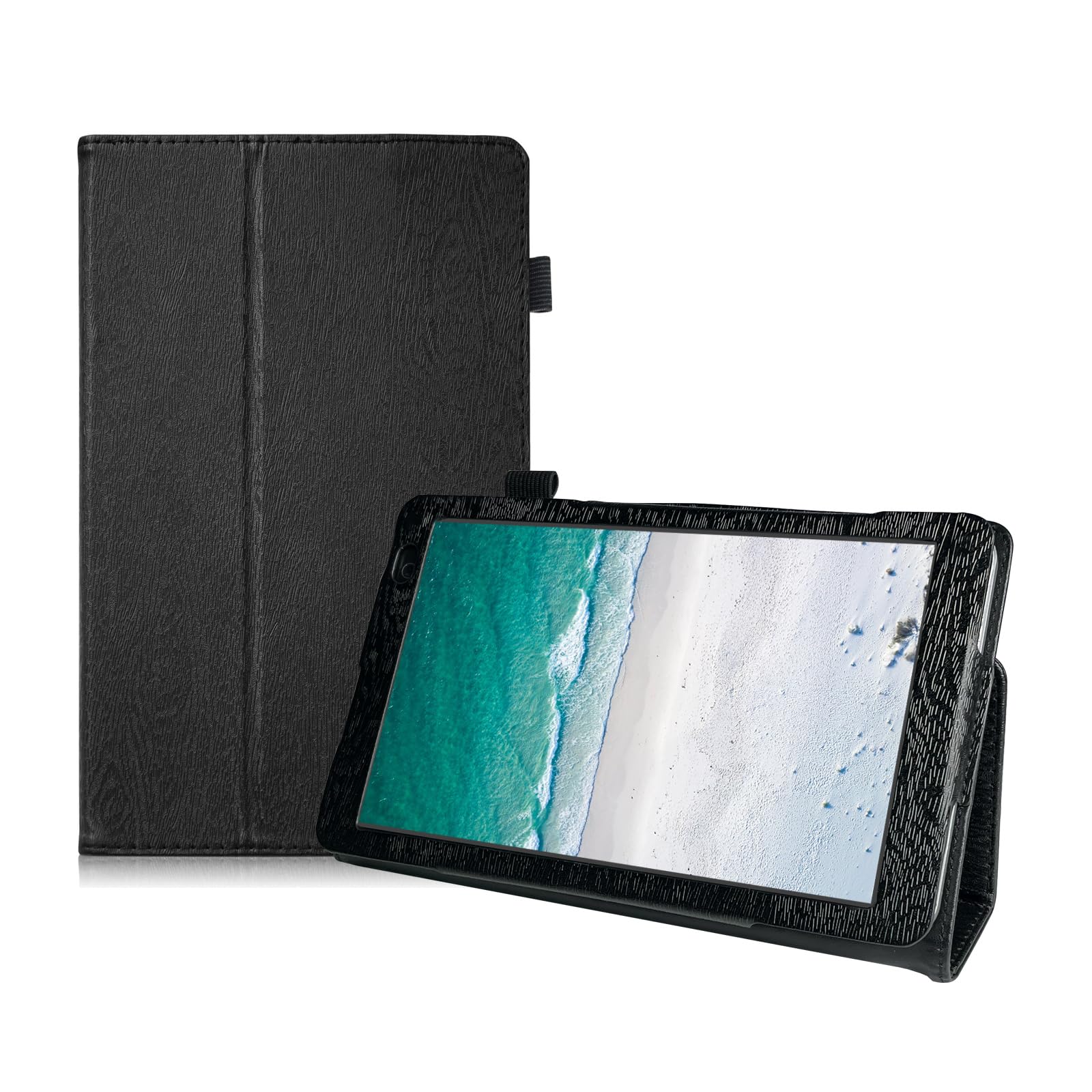 Case for Qlink Scepter 8 Tablet/weelikeit Tablet 8 Inch Android 13 Tablet Case, Magnetic Closure/Stylus Holder/with Stand - Black