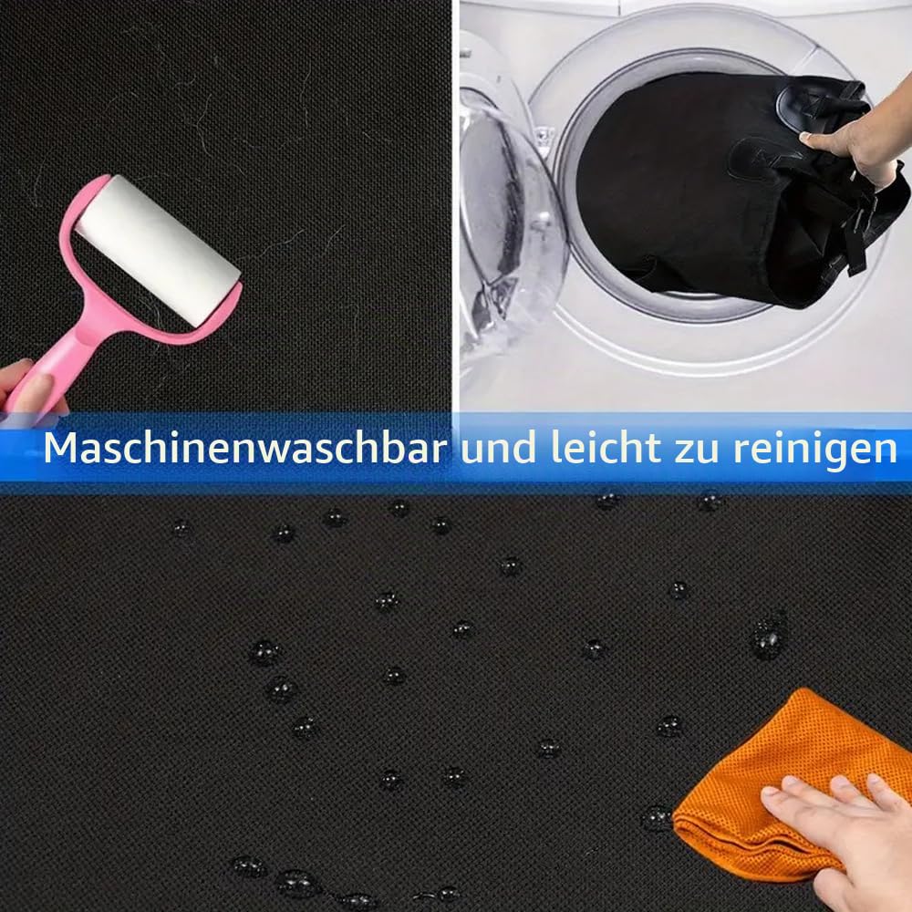Kofferraumschutz Hund für Mercedes Benz V-Klasse W447 I 2014-2025, Kofferraumdecke Hunde mit Seiten und Ladekantenschutz Auto Kofferraum Hundedecke wasserdicht & Kratzfest
