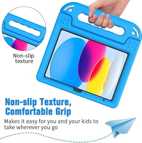 Miniatura 4 de BMOUO Funda para niños para iPad A16 de 11 generación de 11 pulgadas 2025iPad de 10 generación de 10.9 pulgadas 2022 - con protector de pantalla, a