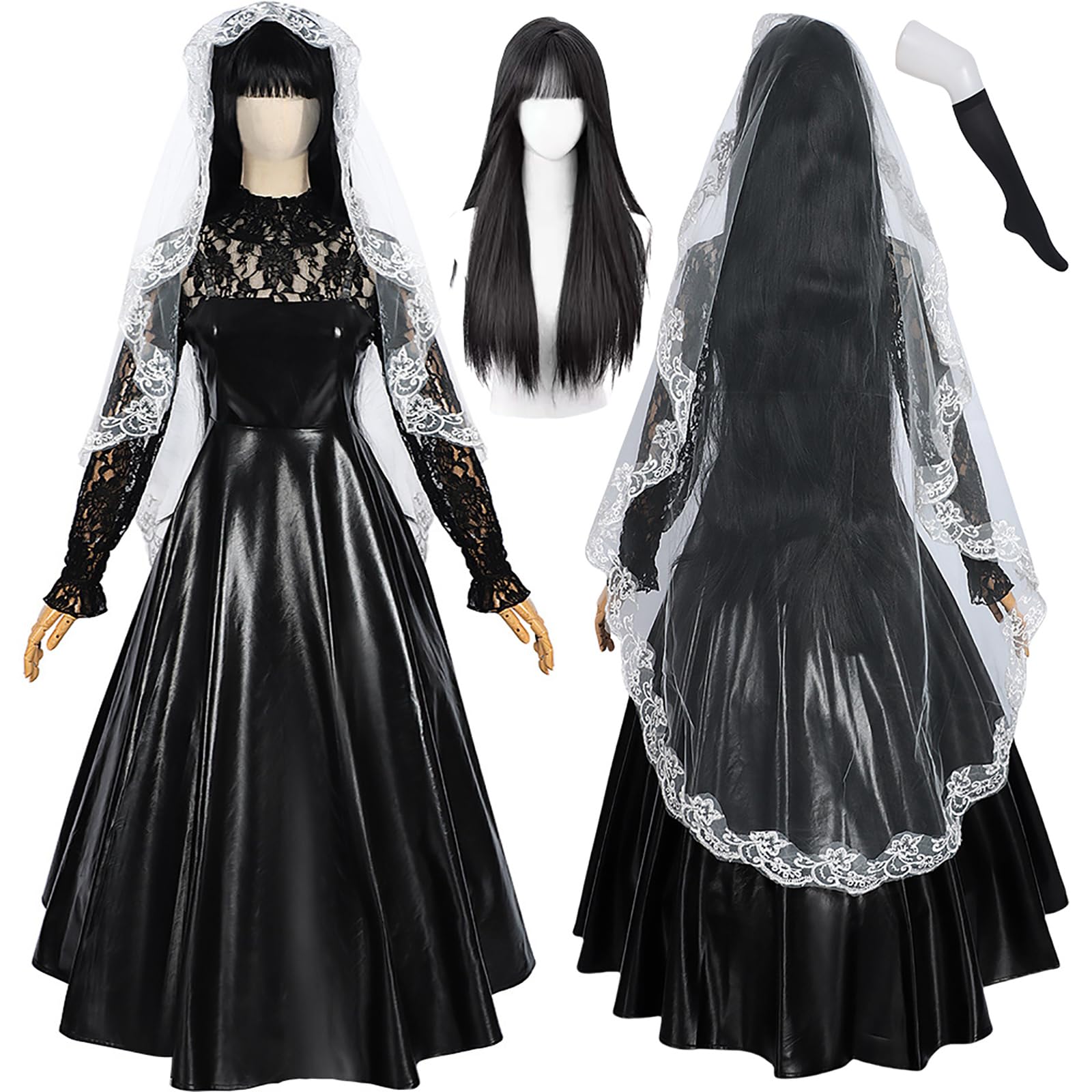 Amazon.co.jp: [YAYANA] 大佛おさらぎコスプレ 衣装 ドレス 黒いドレス