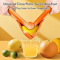 Vista 2 de Manual Lemon Squeezer, Hand Lemon Squeezer, Durability and longevity, Easy to Use & Dishwasher Safe, Lemon Juicer, Citrus Juicer, Lemon Juicer
