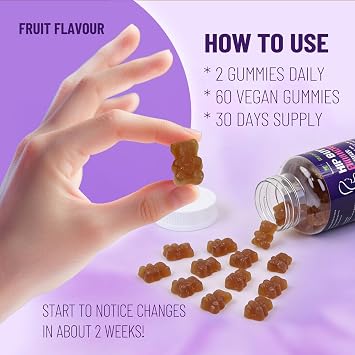 Hips & Butt Enhancement Gummies, Vegan, 60 Ct | Buttocks Multivitamins for Women, Support Gluteal Muscles Tone, No Weight Gain, Feminine Silhouette
