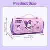 Kuromi Pencil Case, Purple Pencil Case for Girls, Large Capacity with Compartments for Students, Kids for School & Office Supplies