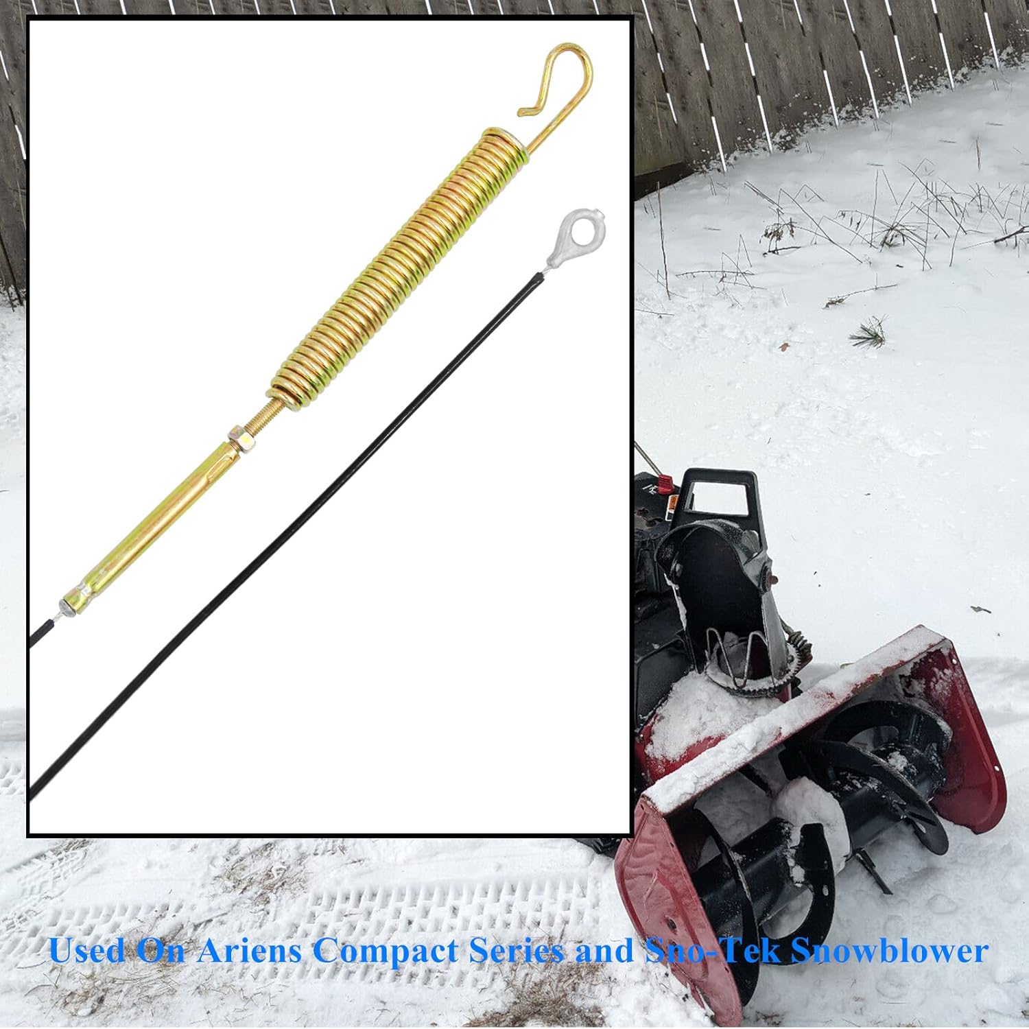 review AILEETE 06900438 Auger Upper Traction Cable for Ariens Compact 20 24 and SNO-Tek 24 28 Snowblower