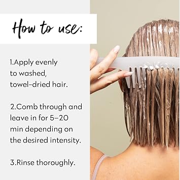 FOUR REASONS Color Mask, Silver (27 Colours) – Hair Gloss & Colour Depositing Conditioner – Semi Permanent Hair Toner for Colour-Treated Hair Colour For Women – Vegan & Cruelty-Free – 200 ml