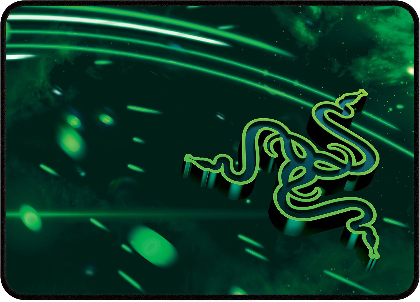 Razer Goliathus Speed (Medium) Gaming Mousepad: Smooth Gaming Mat - Anti-Slip Rubber Base - Portable Cloth Design - Anti-Fraying Stitched Frame - Cosmic