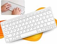 Teclado Bluetooth ABNT2 Compacto Ultra Fino Sem Fio, Multi-Dispositivo, com Tecla Ç e Command, Compatível com Notebook, Tablet, PC e Celular - Cinza Metalizado