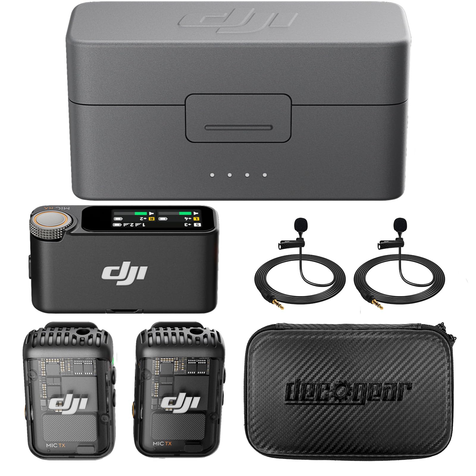 Amazon.com: DJI Mic 2, Wireless Lavalier Microphone, Noise