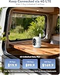 Xega 4G LTE Cellular Security Camera Indoor Wireless, 2K No WiFi Camera | for Baby/Pet/Elderly with Phone App, 355°P/60°T, 6000mAh Battery, PIR Detection, Cloud/TF, Not Waterproof, Built-in SIM Card