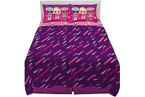 Franco Kids Bedding LOL Surprise Super Soft Microfiber Sheet Set, Full