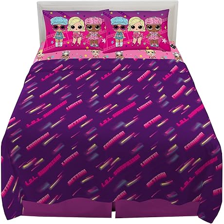 Franco Kids Bedding LOL Surprise Super Soft Microfiber Sheet Set, Full
