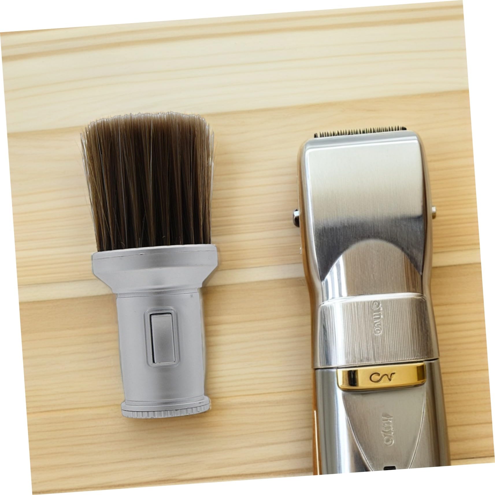 8 Stck. Neck Duster Haarbürste mit Kunststoffgriff Abnehmbare Friseurbürste für Haar und Gesichtsreinigung Vielseitiges Styling und Reinigungswerkzeug für Profi und