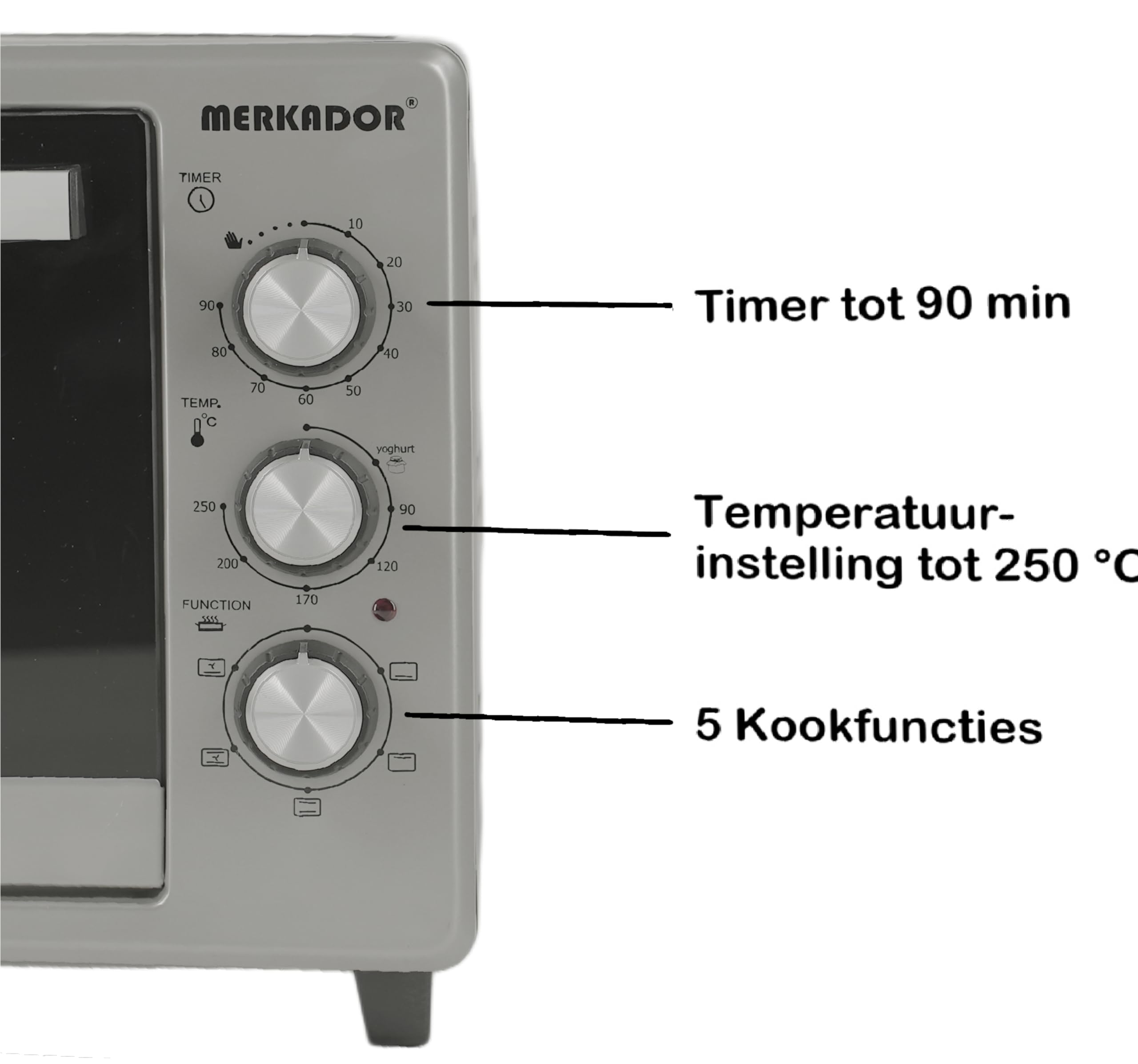 Mini Four Pose Libre - 30 Litres - 1500 Watts - Parois Latérales Émaillées Faciles à Nettoyer