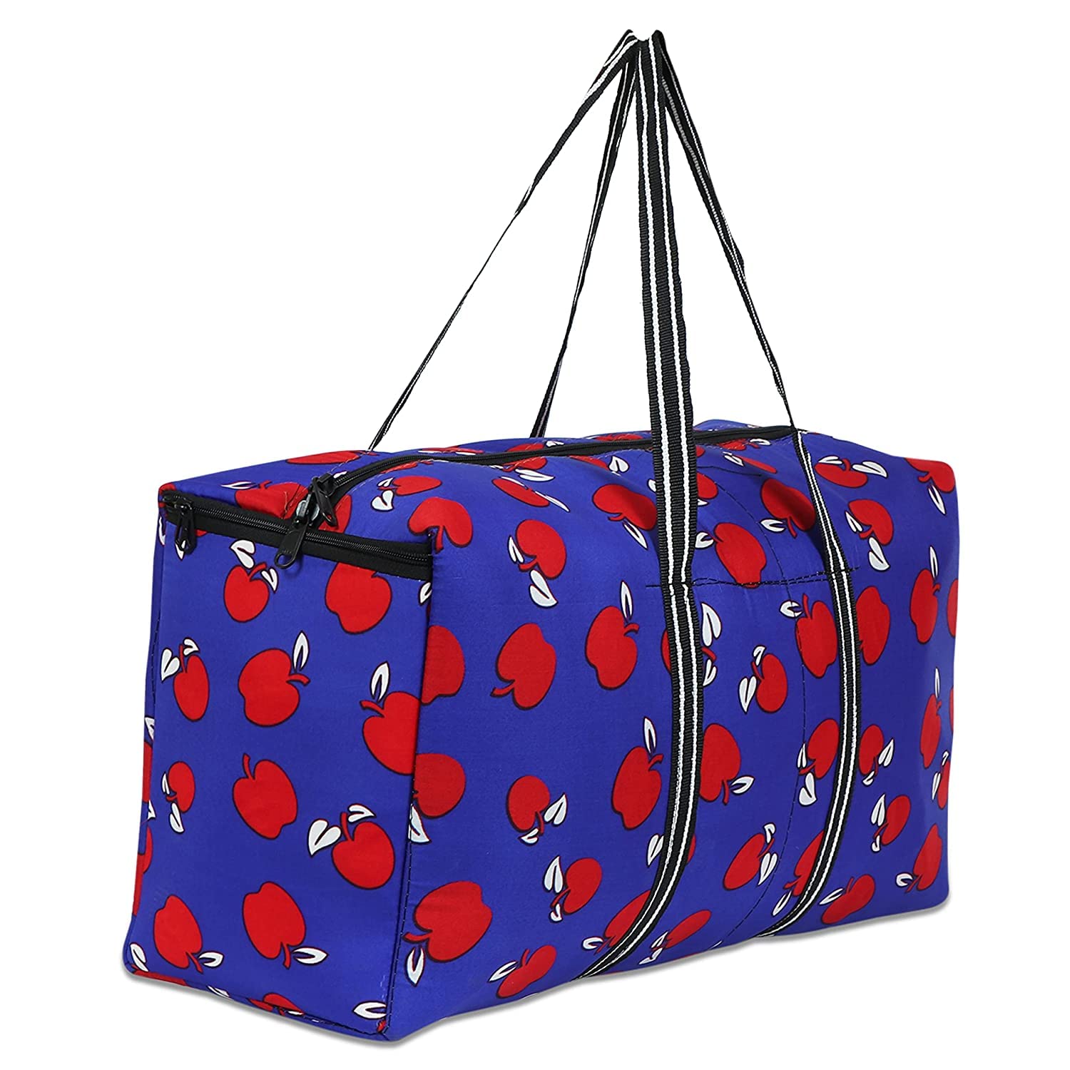 turtuls group Blue Color Cloth Traveling Duffels Beg from Travel Trip Weekend Picnic (Red/Blue) Color Medium Size for Men/Women-picture-36