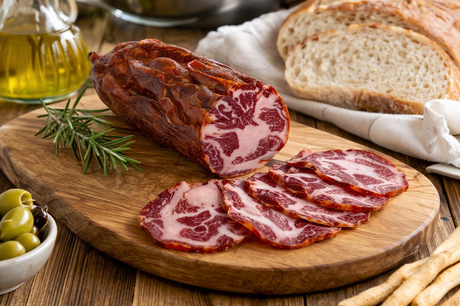 LUX IBÉRICO - Coppa Ibérica – Embutido Tradicional - Origen Extremadura - Envasado al Vacío - 600g