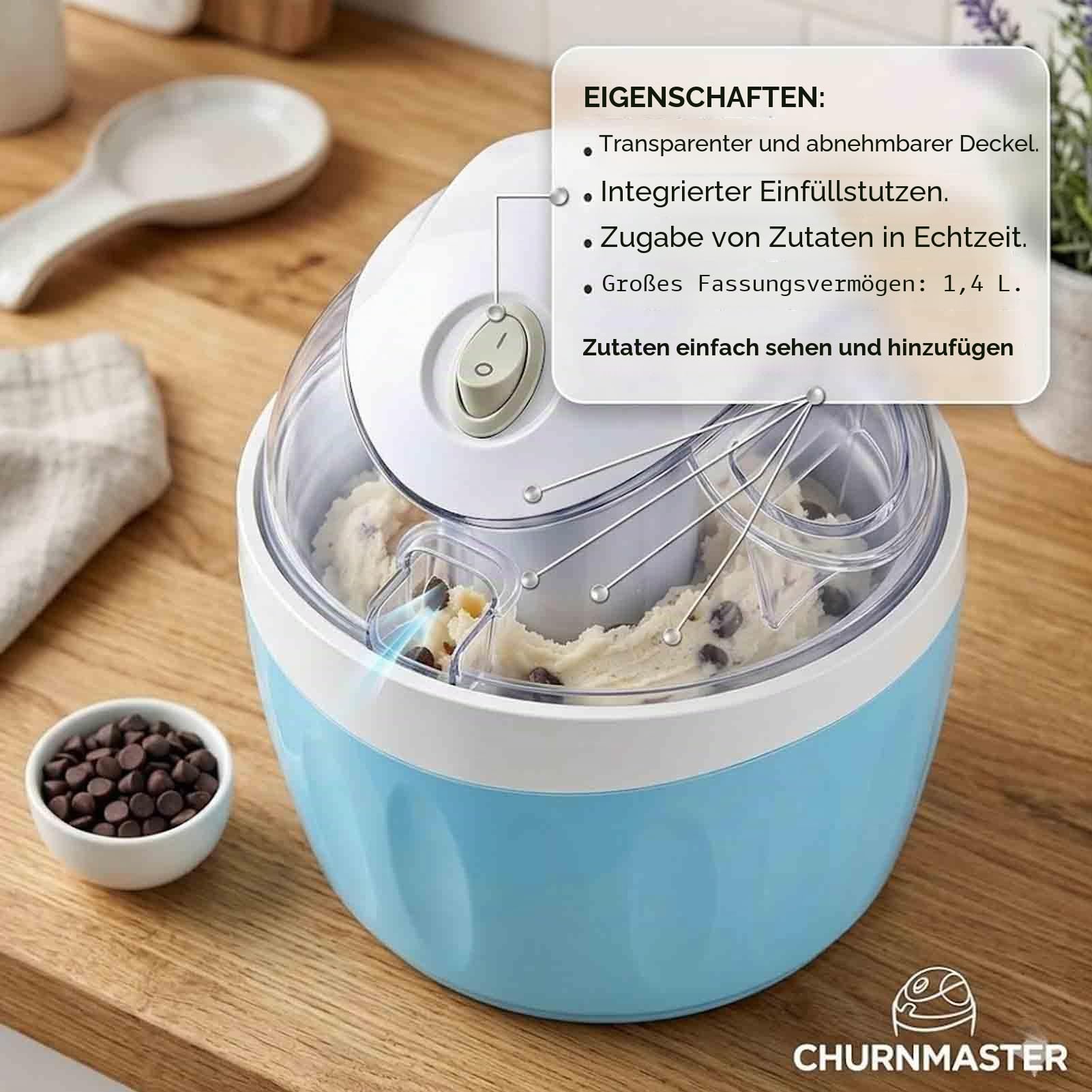 Kleine Heim Mini Eismaschine DIY Mini Eismaschine 2026 One-Touch Single Serve Dessert Maschine für Gelato Sorbet Joghurt Kompakte Elektrische Maker für Küche