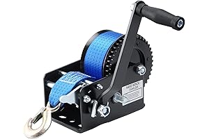 3500lbs Hand Winch for Boat Trailer With Strap: Efficient Trailer Hookup