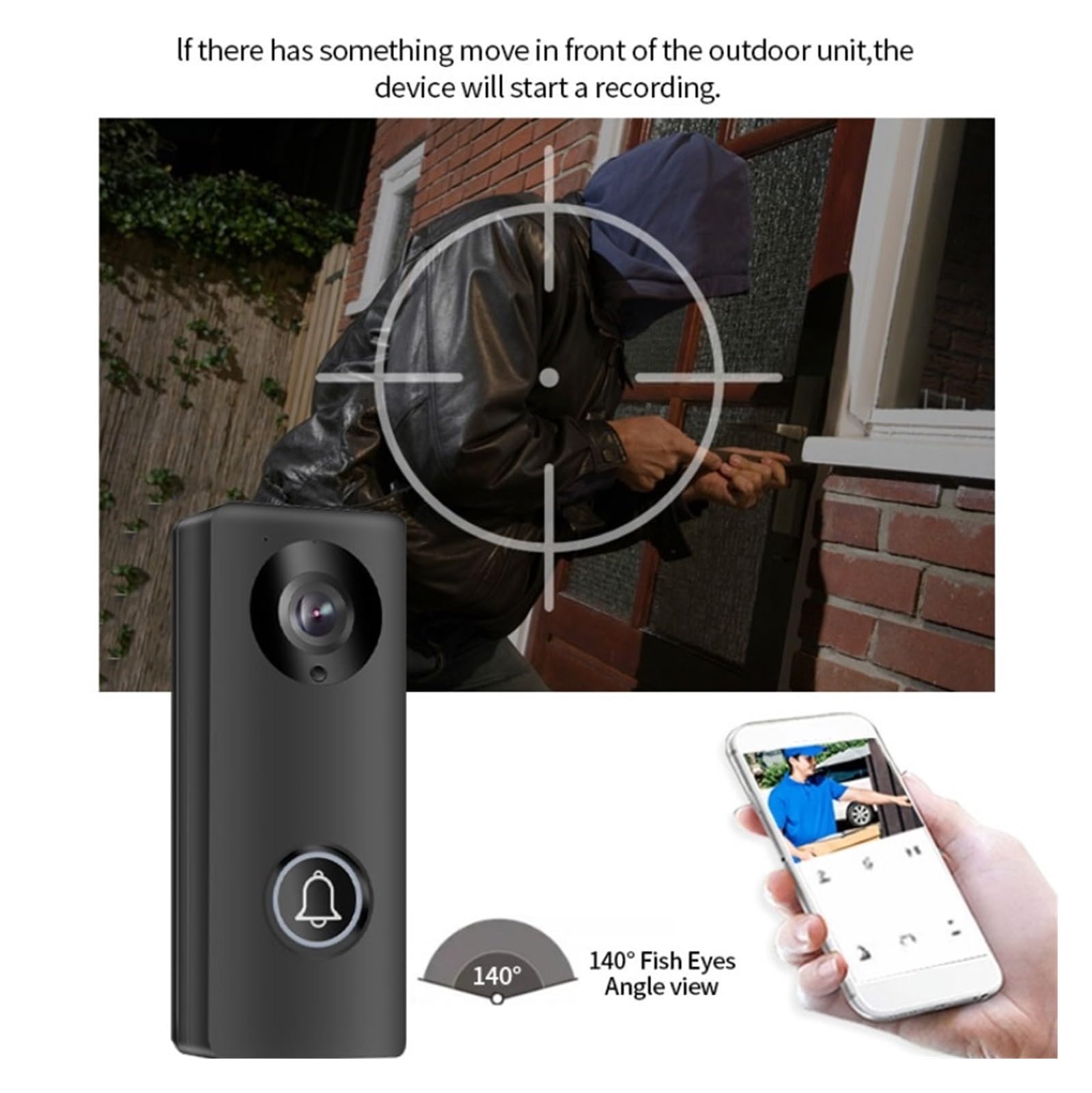 Kit Di Sistemi Di Interfono IP POE Digitale WiFi Smart Video Da 10 Pollici Touch Screen Citofono Senza Fili For Campanello Della Villa Del'appartamento(Size:HD-10 inch 1V1)