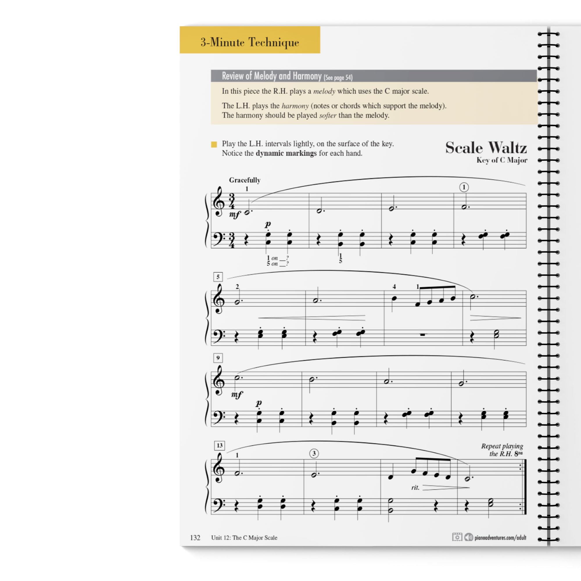 Adult Piano Adventures: All in One Course - Book 1 | Faber Beginner Method Piano Book for Adults with Chords and Music Notation | Piano Sheet Music and Theory for Self Learners With Digital Audio — Amazon image 6