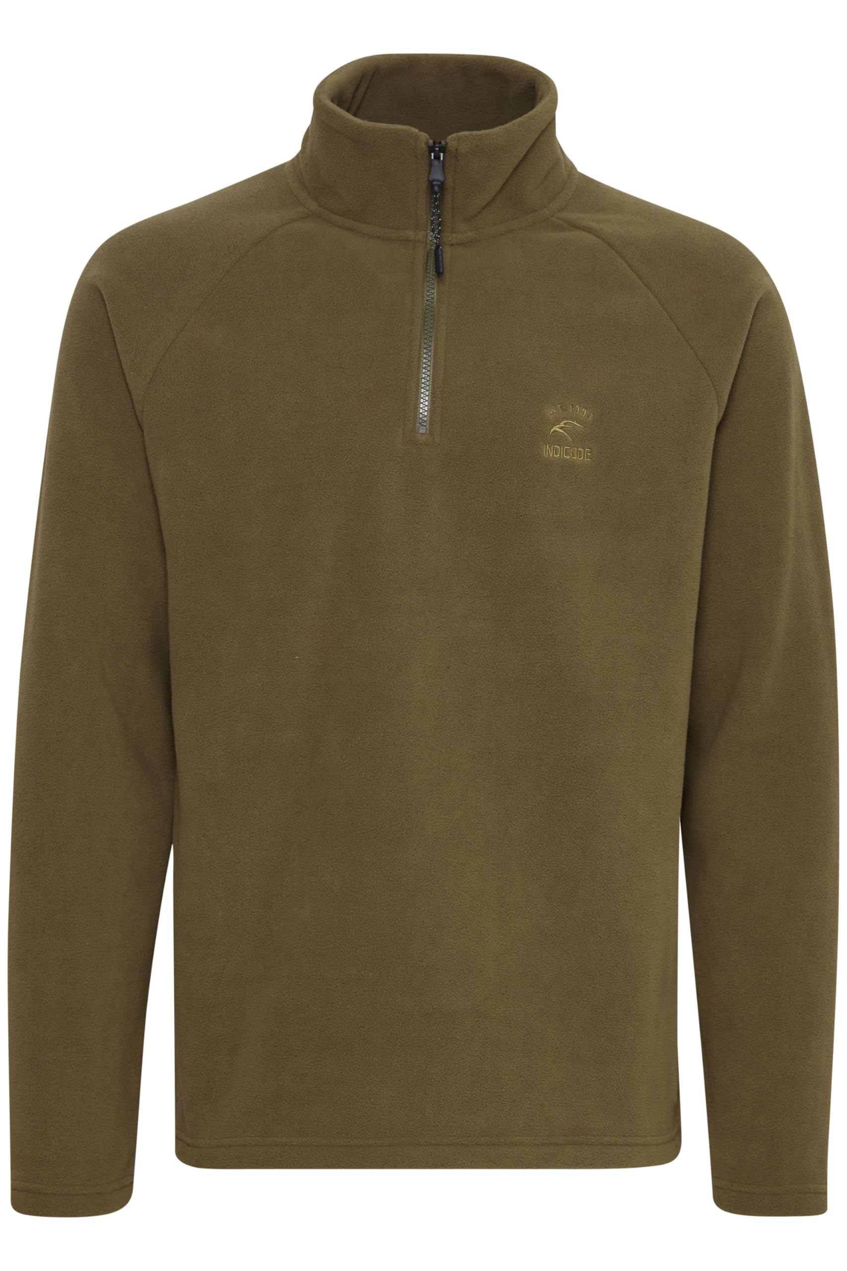 Indicode - IDPierco - Herren Fleecetroyer Sweatpullover Pullover mit Troyer