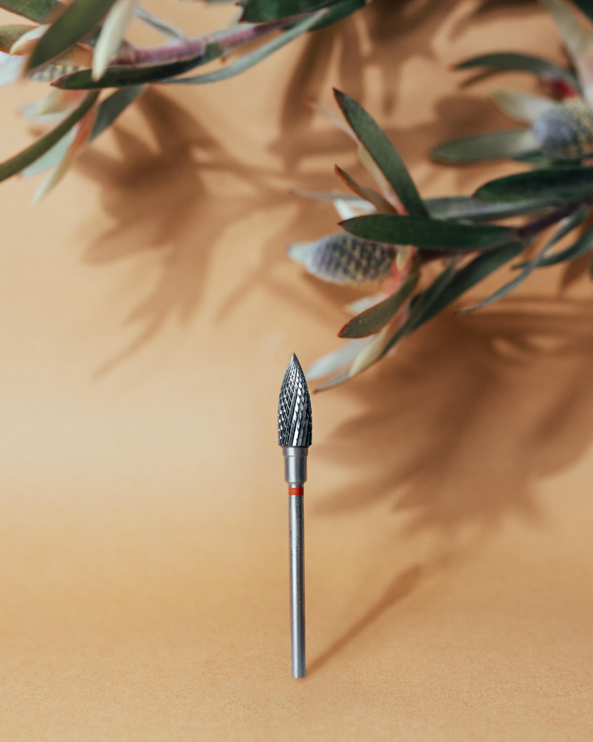 STALEKS PRO Tungsten Carbide Nail Drill Bit 5x13.5mm Corn Shape (Fine Grit), Silver, Grano Fino - Image 4