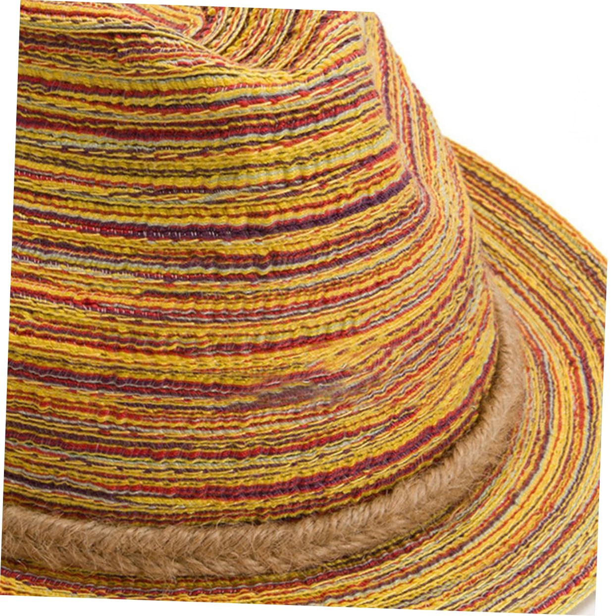 Beavorty Wide Brim Straw Sun Hat with Bowknot for Beach and Summer Outdoor Activities Breathable and Comfortable Design Floppy Brim for Sun Multi