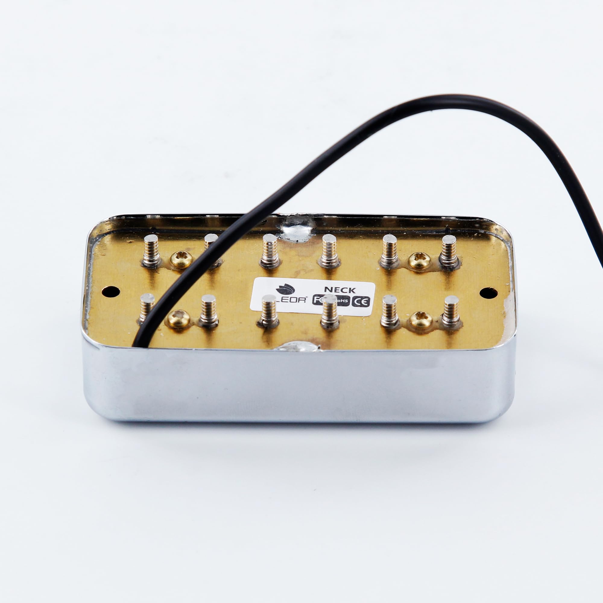 FLEOR Alnico 2 E-Gitarre Humbucker Tonabnehmer-Set Chrom für FT-Style