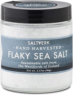 Saltverk Flaky Sea Salt, 3.17 Ounces of Handcrafted Gourmet Salt Flakes from Iceland