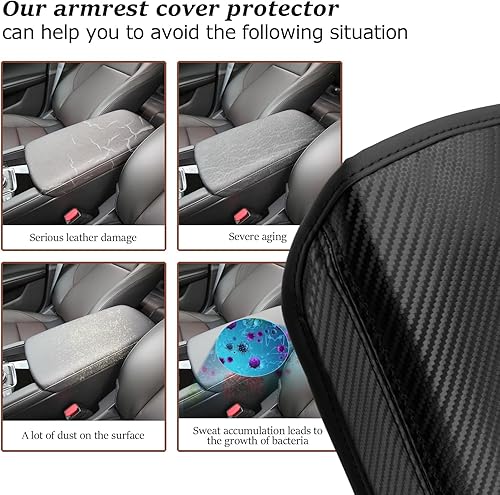 Miniatura 6 de SKTU Funda de consola central para Mazda 3 Mazda3 2023 2024 2025 2026 2023 2024 2025 2026 Mazda3 2024 2025 2026 Mazda3 cubierta de caja de asiento