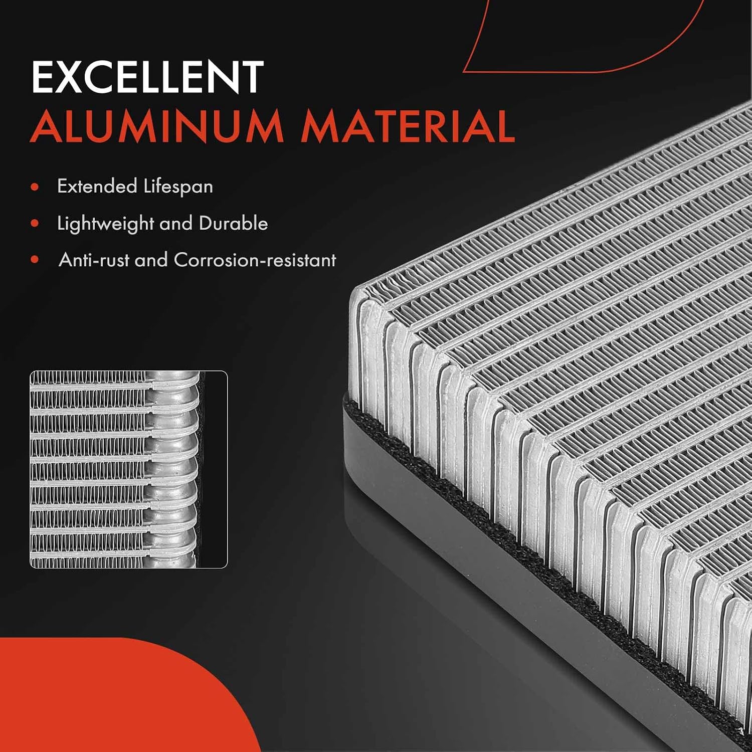A-Premium A/C Evaporator Core Compatible with Freightliner Cascadia 2008-2019