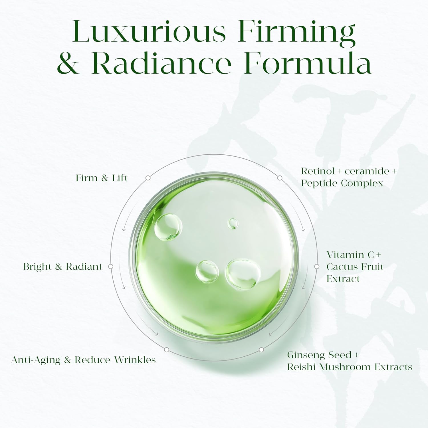 Organic Anti Aging Face Oil, 100% Natural Hydrating Brightening Serum, Squalane + Sea Buckthorn + Rosehip Oil, Vitamin E, Retinol, Antioxidant Gua Sha Oil for Sensitive & Dry Skin - Image 4