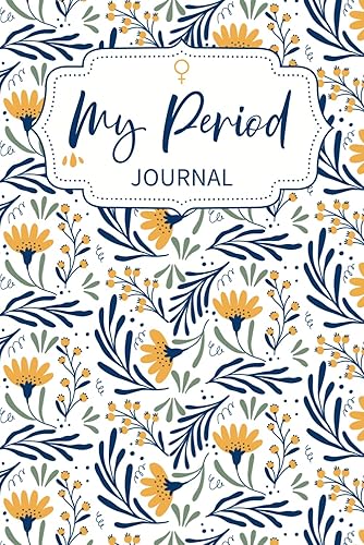 Period Tracker Journal | Menstrual cycle tracker for young girls, teens and women | undated 4 year monthly calendar notebook: Flora cover design | 105 ... x 9" inches | ( PMS Tracker &amp; Menstruation ).