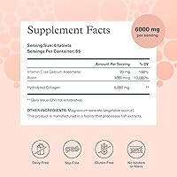 Vista 2 de Youtheory Colágeno + biotina - Suplemento avanzado de colágeno - con péptidos hidrolizados, vitamina C y vitamina B - Apoya el crecimiento