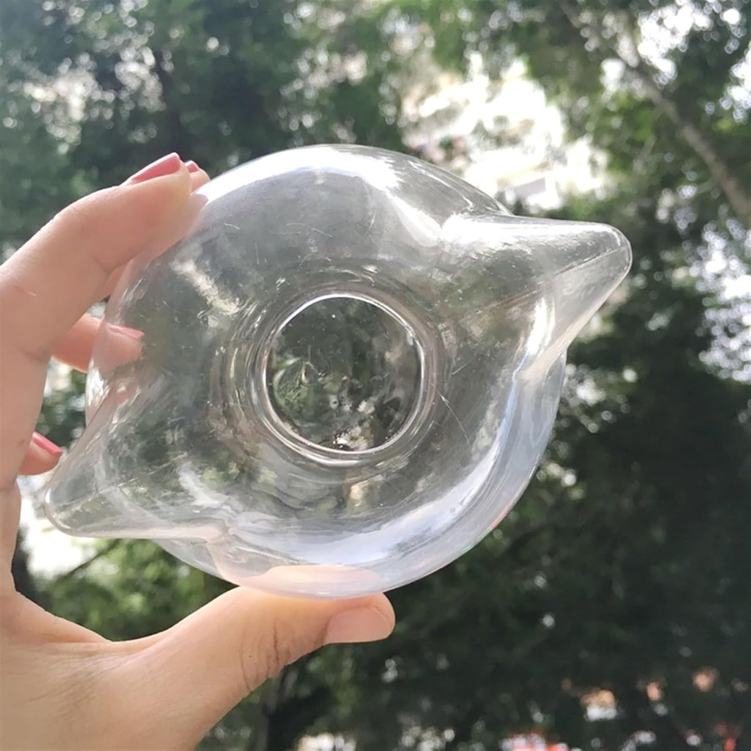 Aquarium Cat Head Shape Small Fish Tank, Clear Glass Small Aquarium Tank, Thick Desktop Fish Tank, Eco-Friendly Tank Simple Small Fish Aquarium(Small