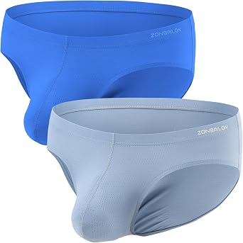 JINSHI Mens Comfort Flex Panties Sexy Breathable Underwear Tagless Low Rise Briefs