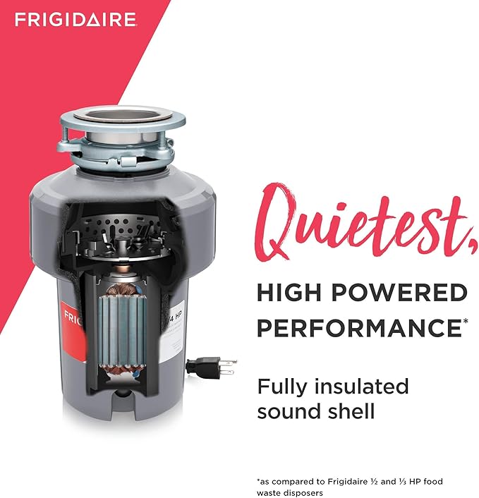 Trituradora de Basura Frigidaire 3/4 HP para Fregadero FF75DISPC1 miniatura 3