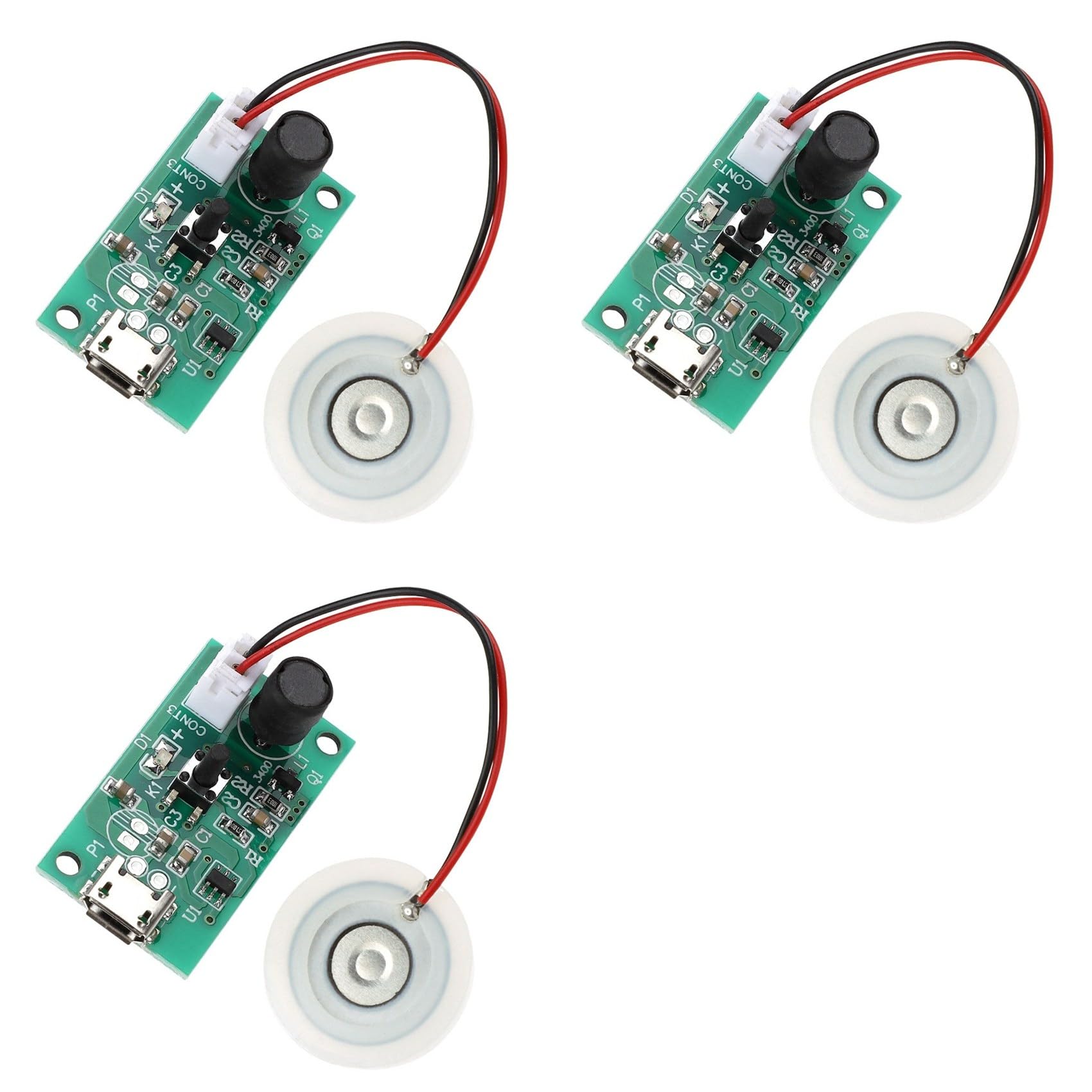 Hndhbfgrt 3X Ultrasonic Mist Maker Fogger Atomizer Transducer Atomizer Film Plate Accessories Humidifier Rubber Gasket