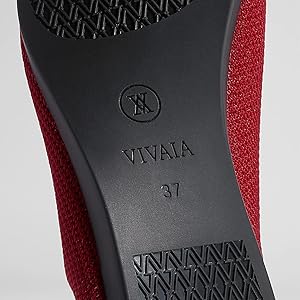 Amazon | VIVAIA Aria 5° レディース フラット スリッポン ポイン