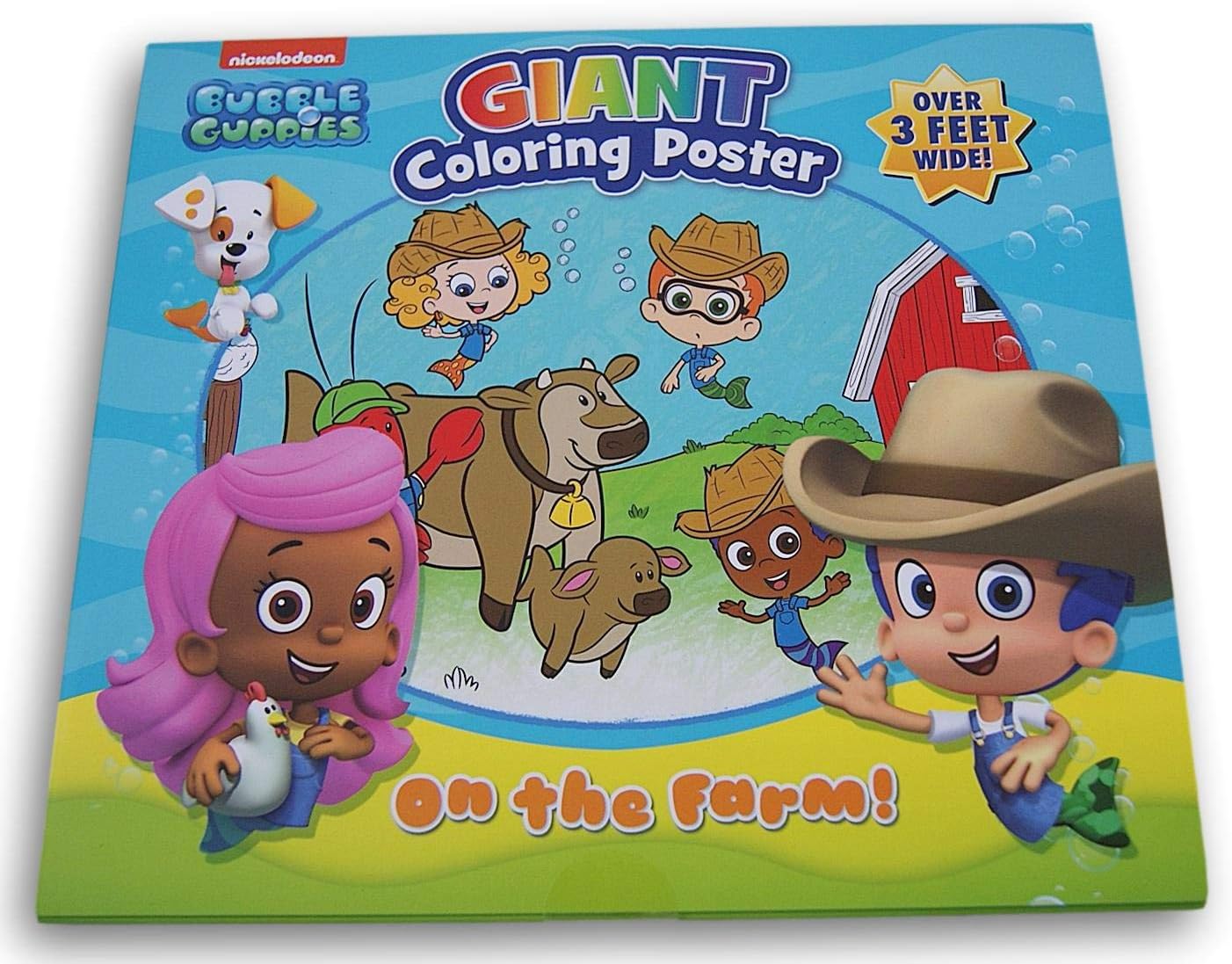 Imagine Publications Bubble Guppies Giant Coloring Poster - Over 3 Feet Wide! - Coloring Poster - For Kids, Little Kids - Bubble Guppies Theme - Large Size