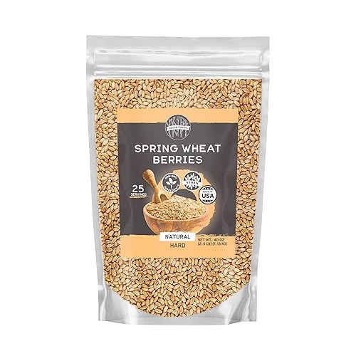 Miniatura 5 de Birch & Meadow Paquete nutricional de copos de levadura y bayas de trigo rojo, varios tamaños, vegano, sabroso