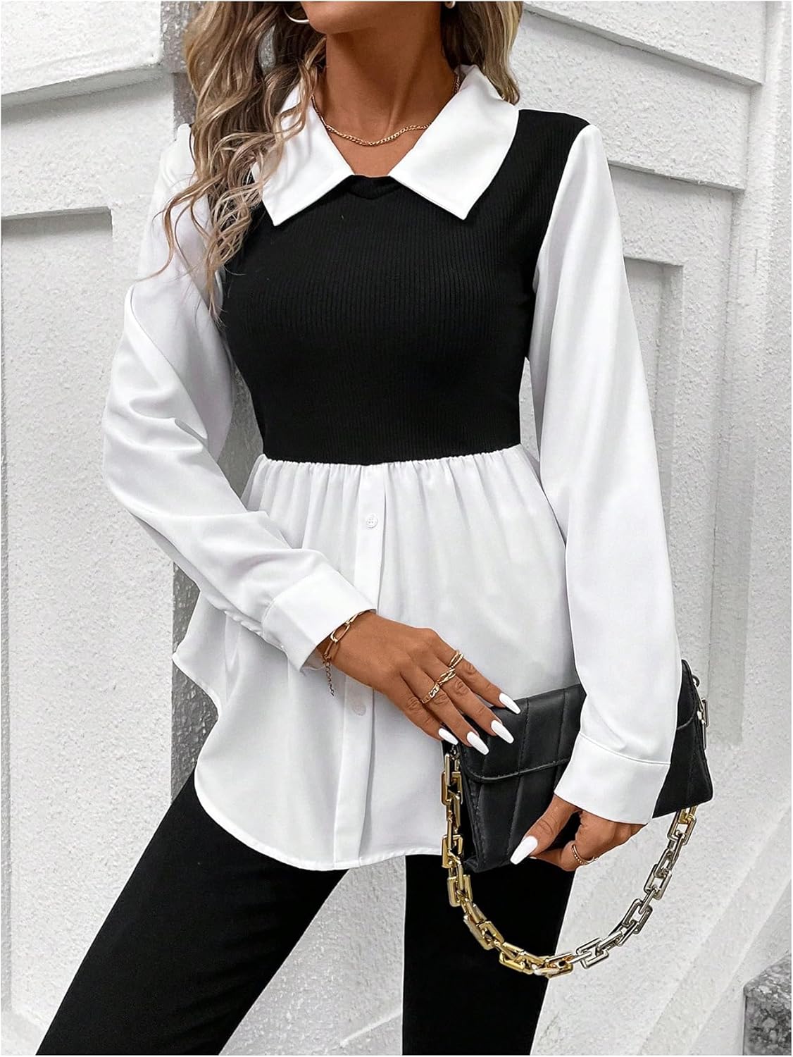 MakeMeChic Women's Soft Blouse - Image 5