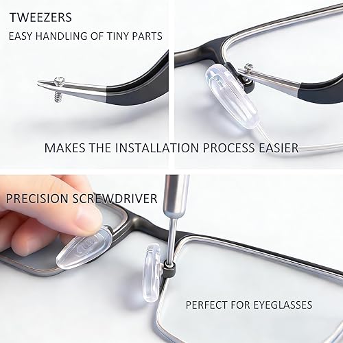 Miniatura 6 de 5 pares de almohadillas de silicona para la nariz, diseño de cámara de aire reductora de presión | Kit de repuesto de almohadillas de nariz de