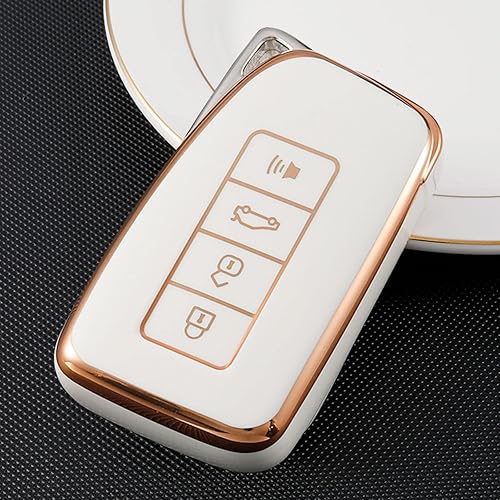 RYE Funda para llavero de Lexus, funda de TPU suave para llavero de protección completa para Lexus RX es ES GS LS NX RS GX LX RC LC Smart Key -