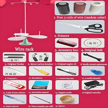Serger Sewing Machine,Handheld Coverstitch,Overlock Leather Sergers Machines,with Metal Frame,Overlocker Sewing Machine for Heavy Duty Fabric
